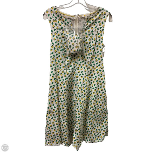 Dress Casual Midi By Boden In Yellow, Size: M