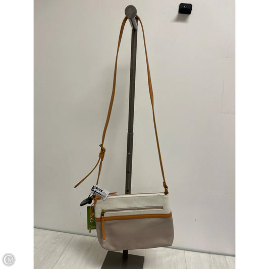 Handbag Leather By Fossil, Size: Medium