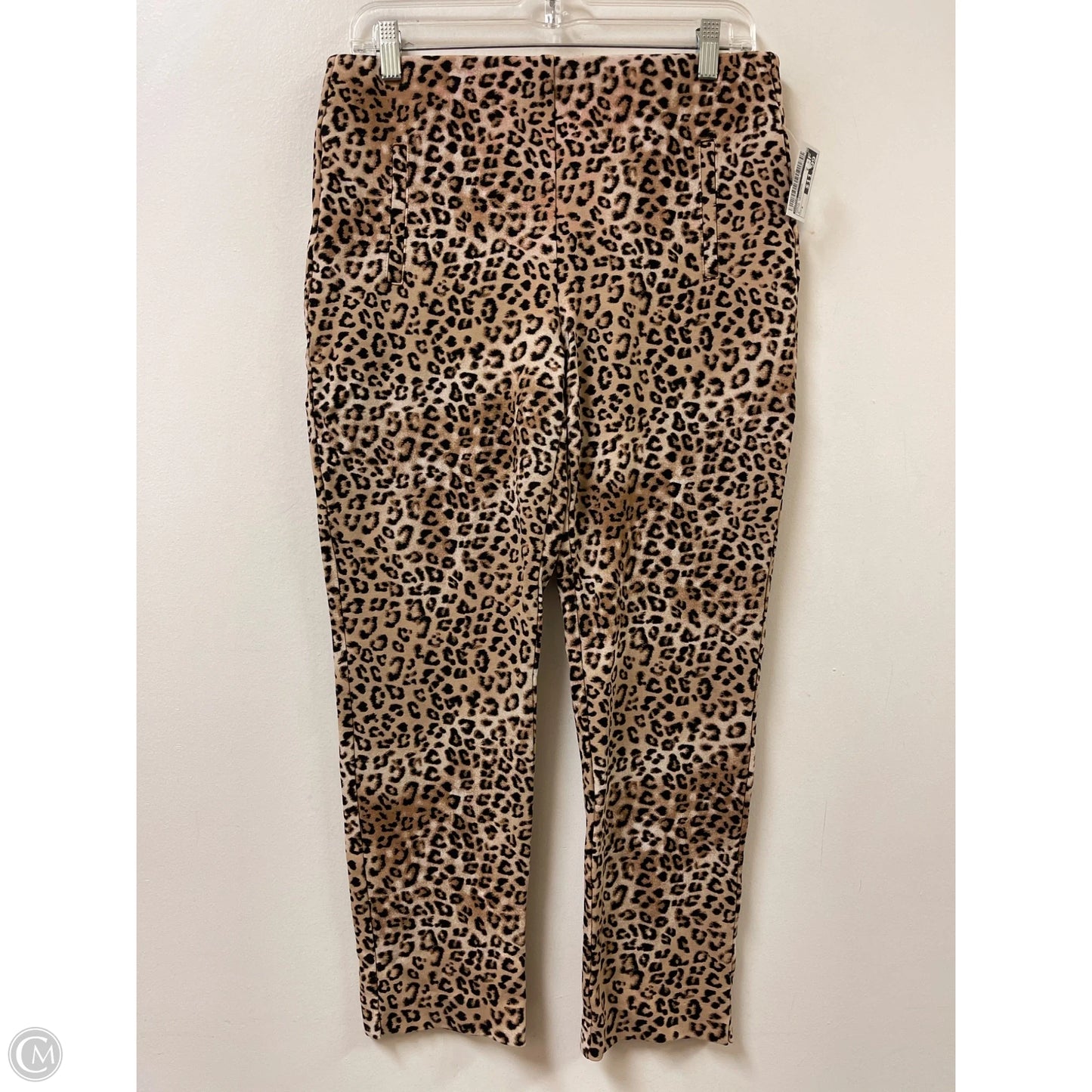 Pants Leggings By Chicos In Animal Print, Size: 8