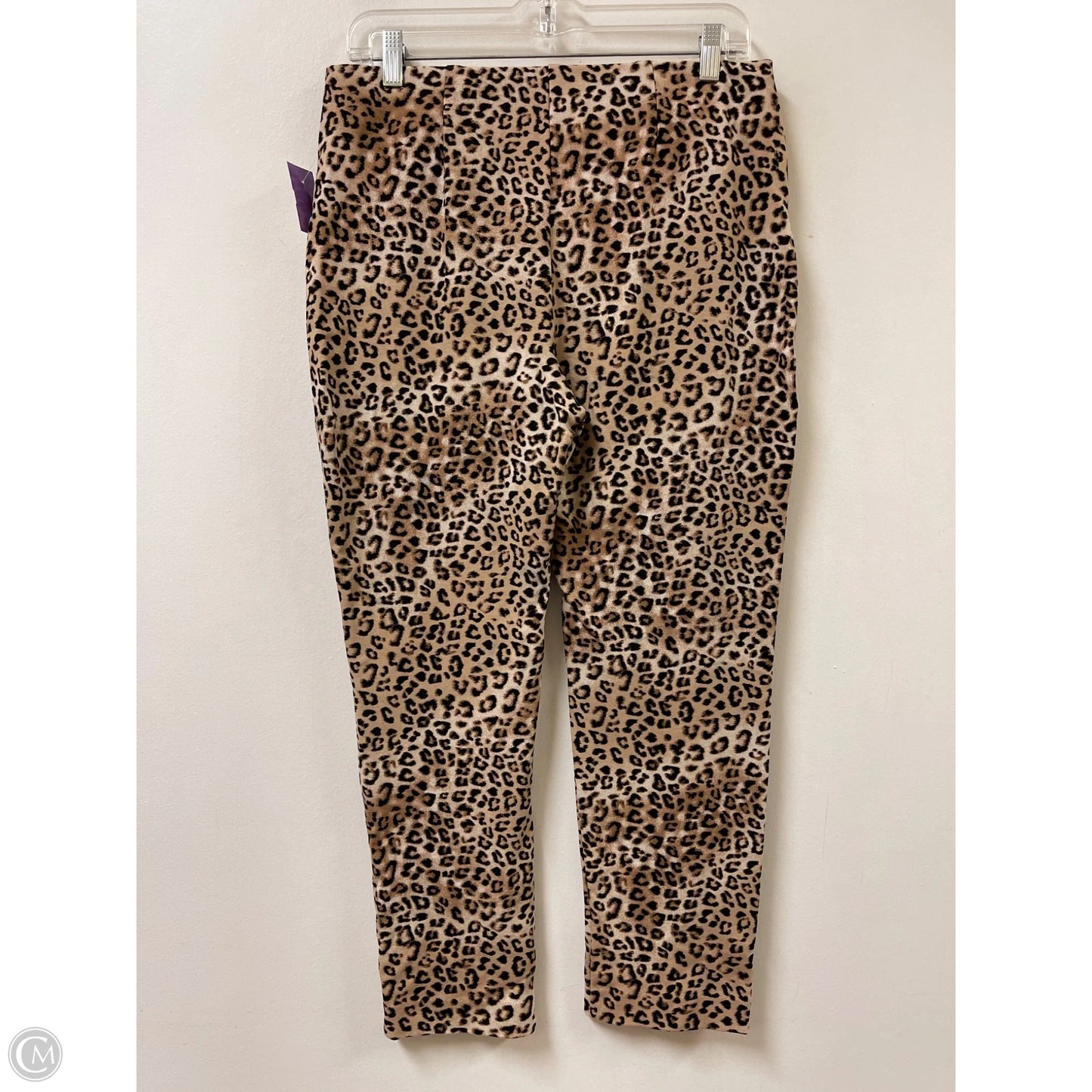 Pants Leggings By Chicos In Animal Print, Size: 8