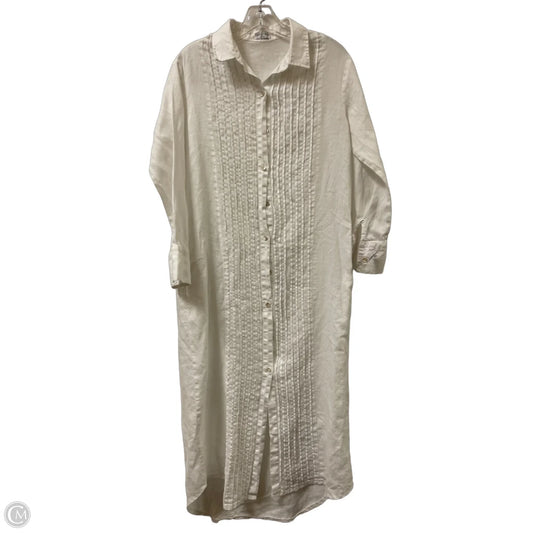 Dress Casual Maxi By Clothes Mentor In White, Size: M