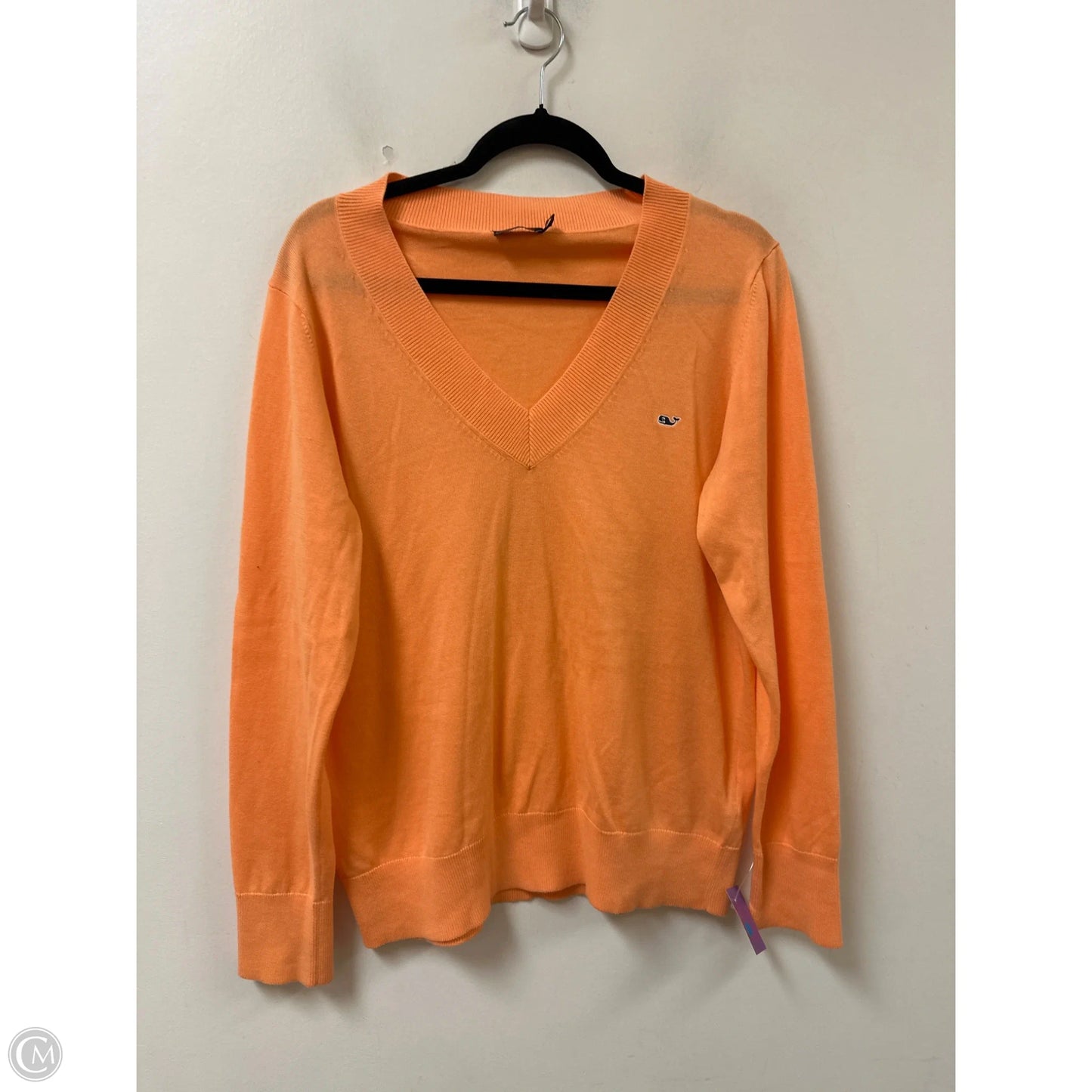 Sweater By Vineyard Vines In Orange, Size: L