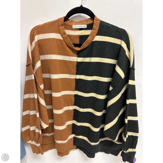 Sweater By Clothes Mentor In Tan, Size: M