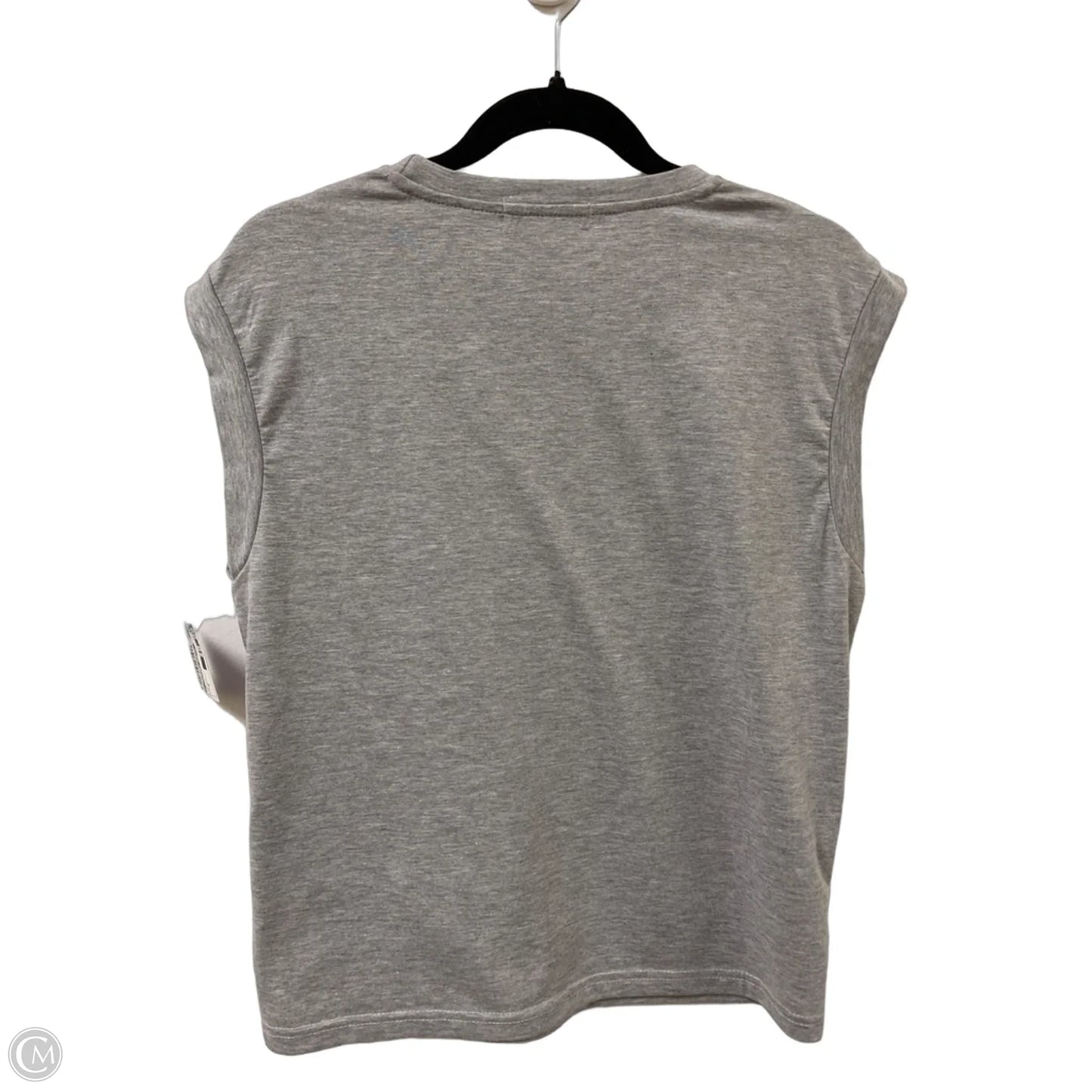 Top Sleeveless By Clothes Mentor In Grey, Size: M