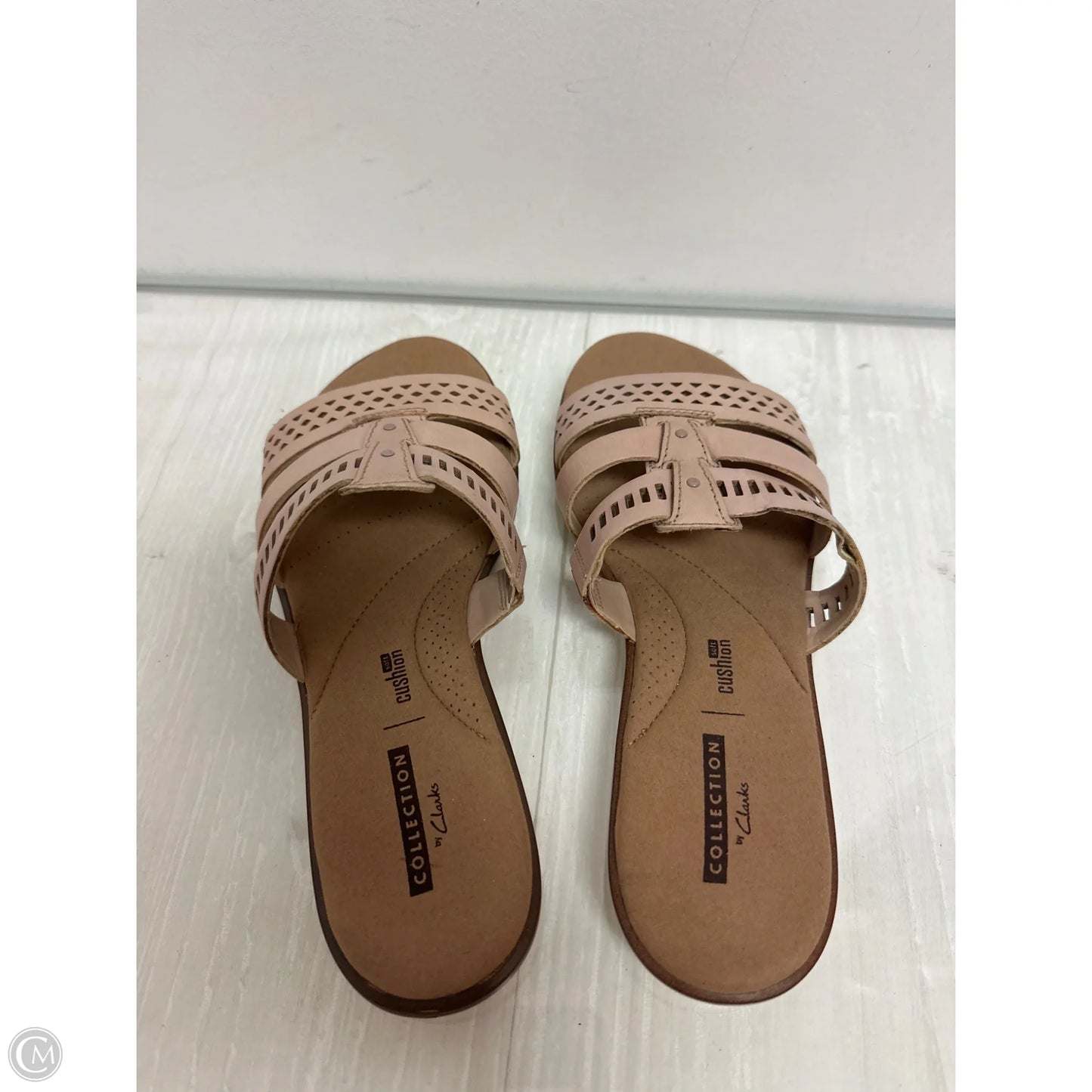 Sandals Flats By Clarks In Pink, Size: 7