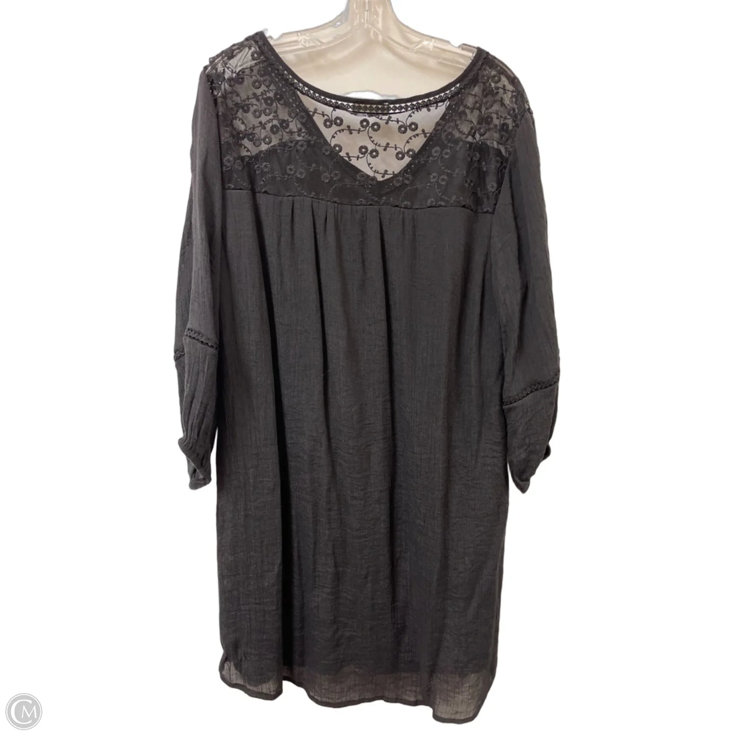 Dress Casual Midi By Indigo Rose In Black, Size: 3x