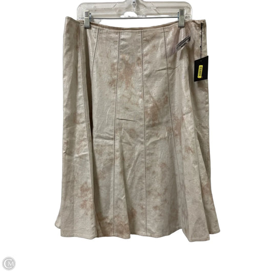 Skirt Midi By Reba In Tan, Size: 16