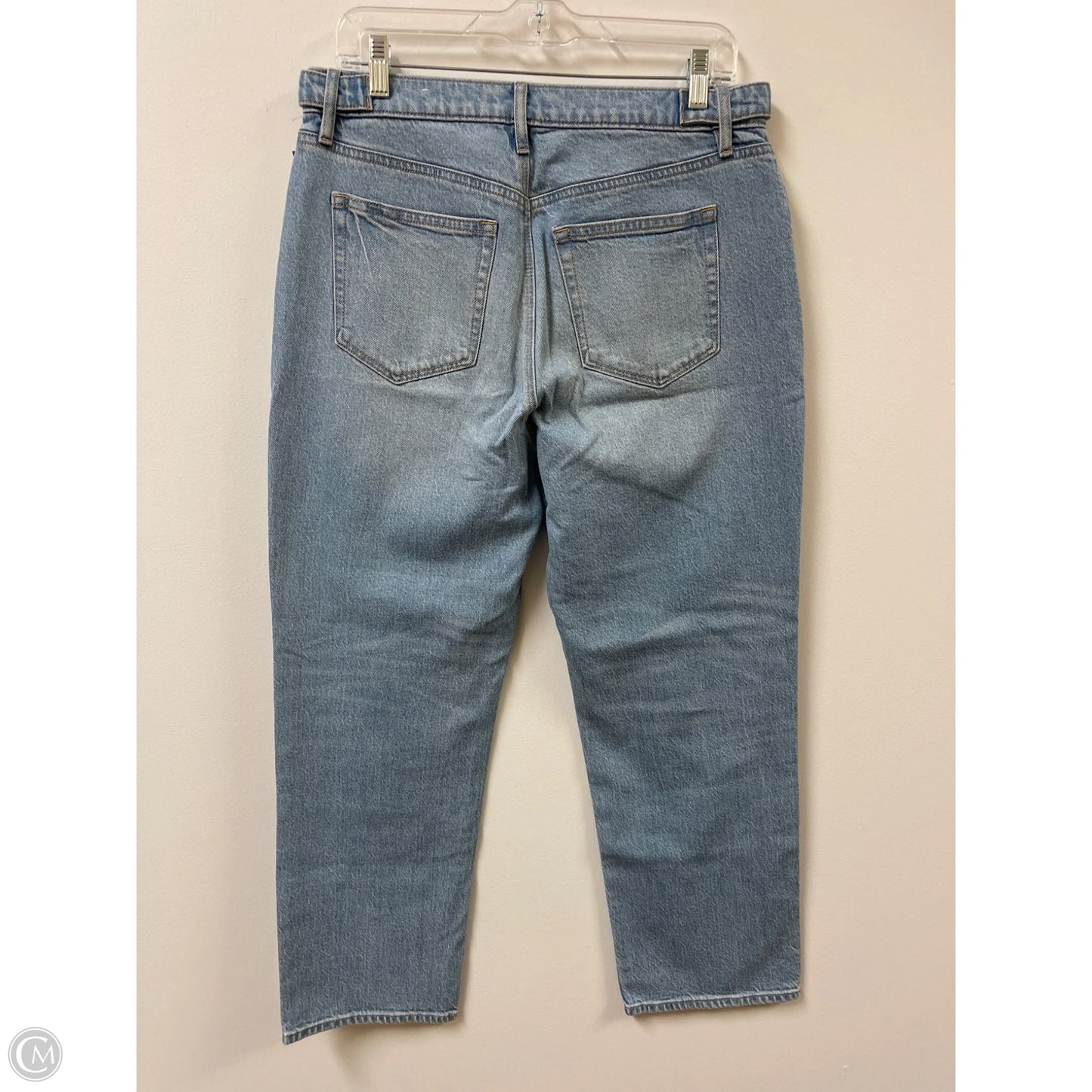 Jeans Straight By Loft In Blue Denim, Size: 8