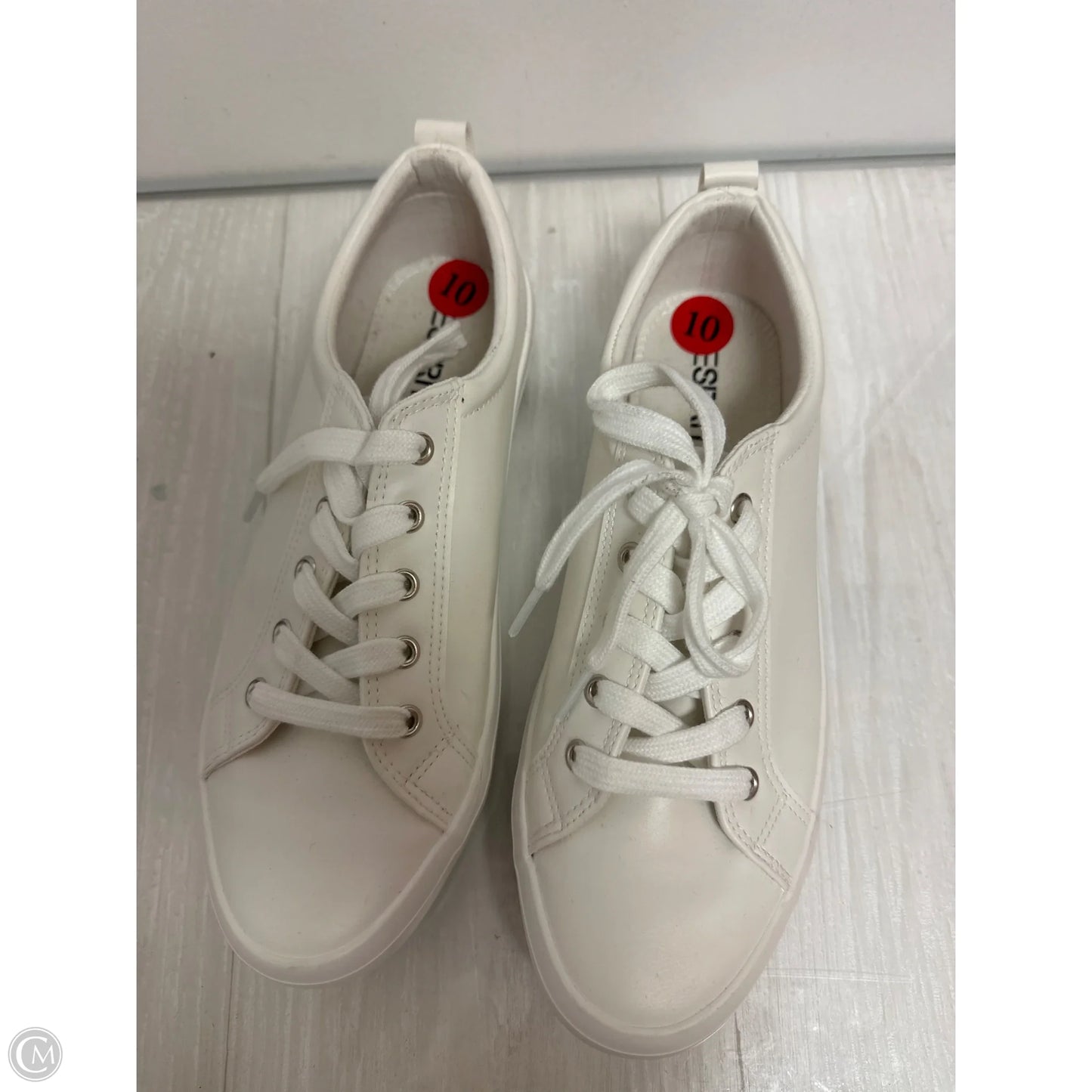 Shoes Sneakers By Esprit In White, Size: 10