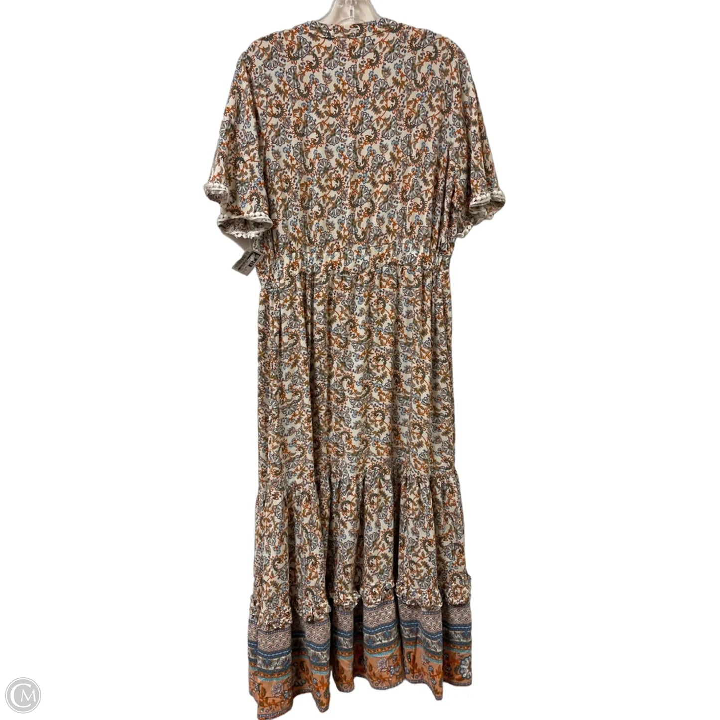 Dress Casual Maxi By Clothes Mentor In Orange, Size: Xl
