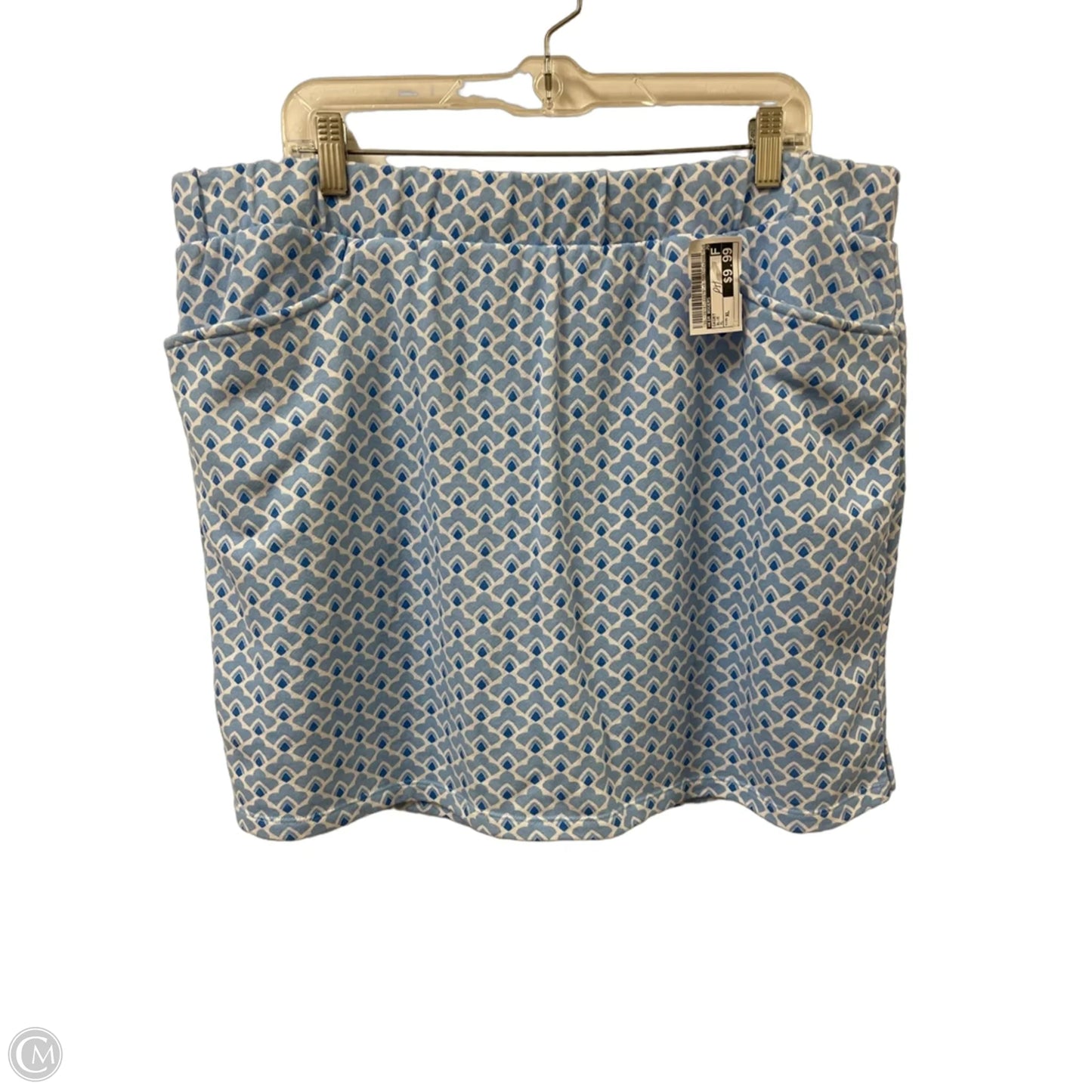 Skort By Kim Rogers In Blue, Size: Xl