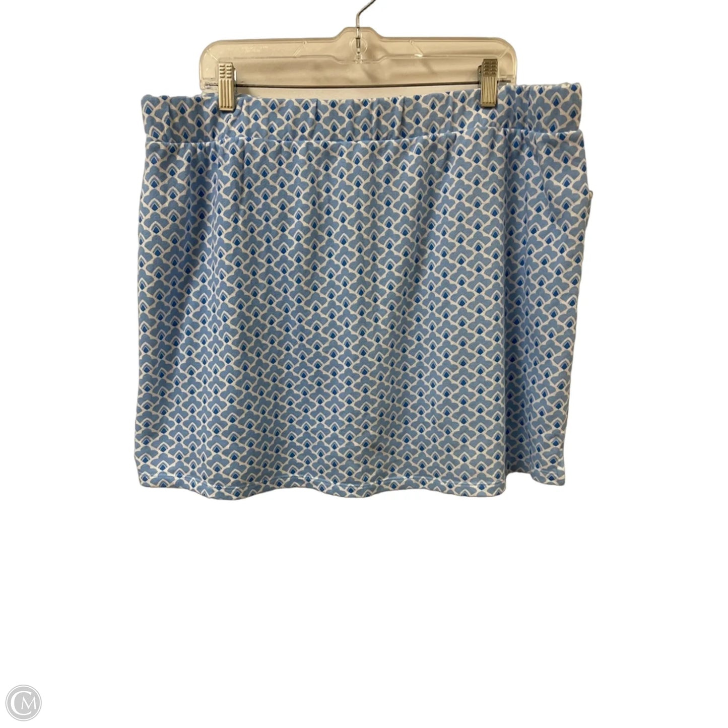 Skort By Kim Rogers In Blue, Size: Xl