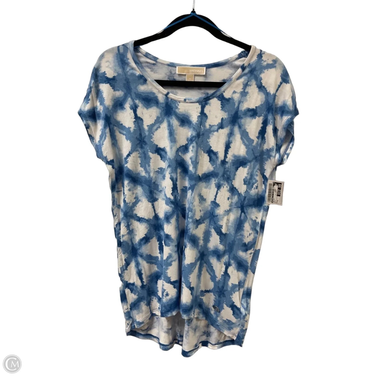 Top Short Sleeve By Michael By Michael Kors In Blue, Size: M