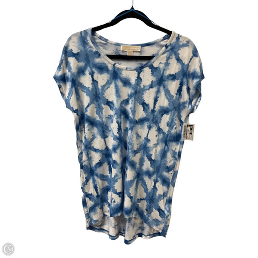 Top Short Sleeve By Michael By Michael Kors In Blue, Size: M