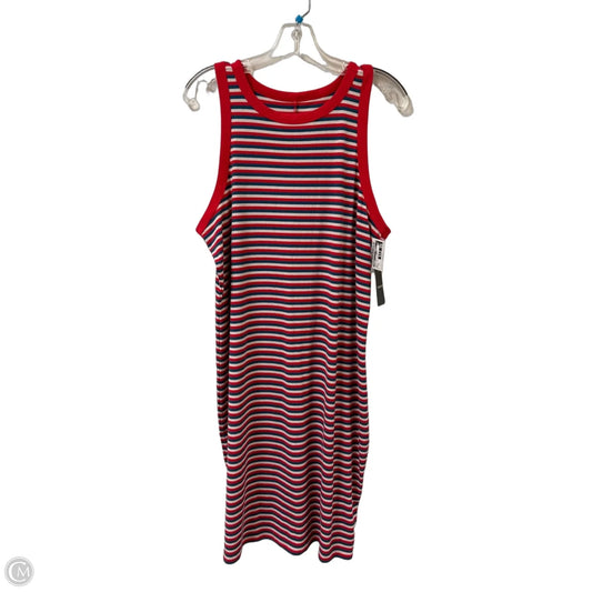 Dress Casual Midi By Torrid In Blue & Red & White, Size: 2x