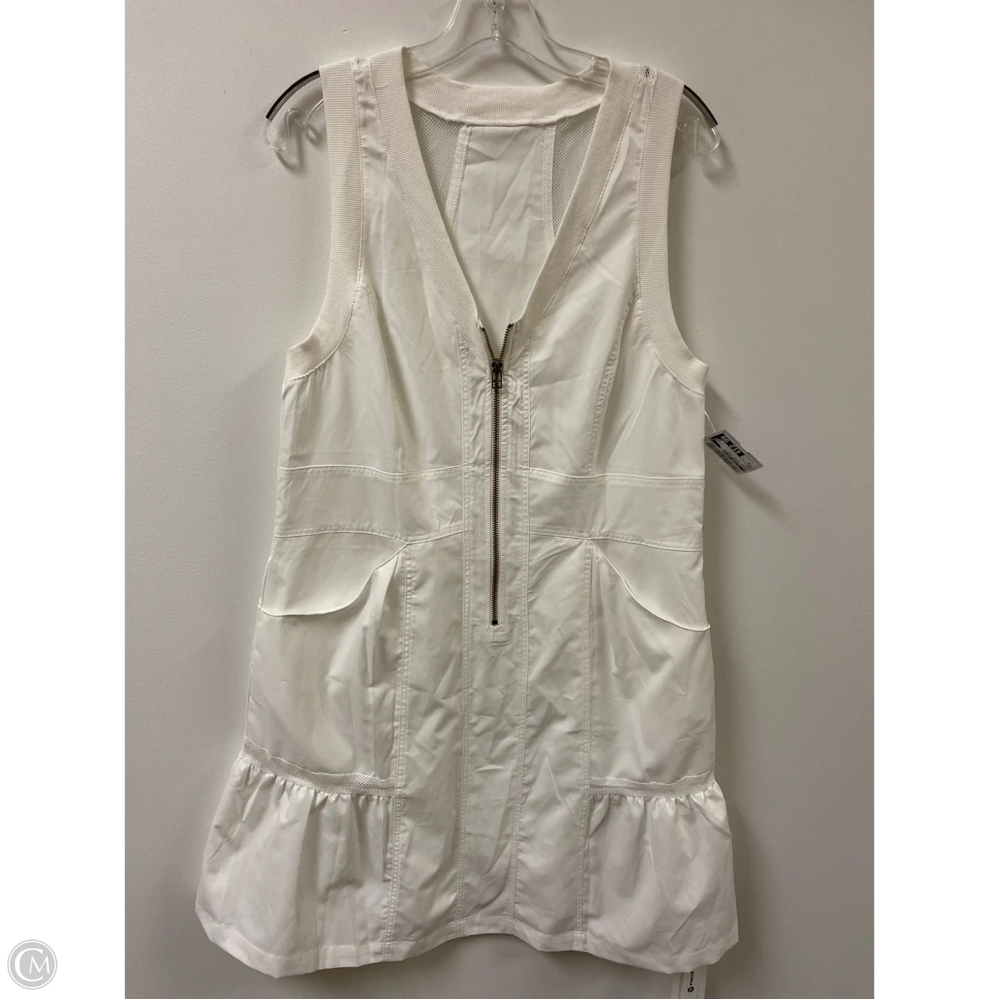 Dress Casual Midi By Clothes Mentor In White, Size: M