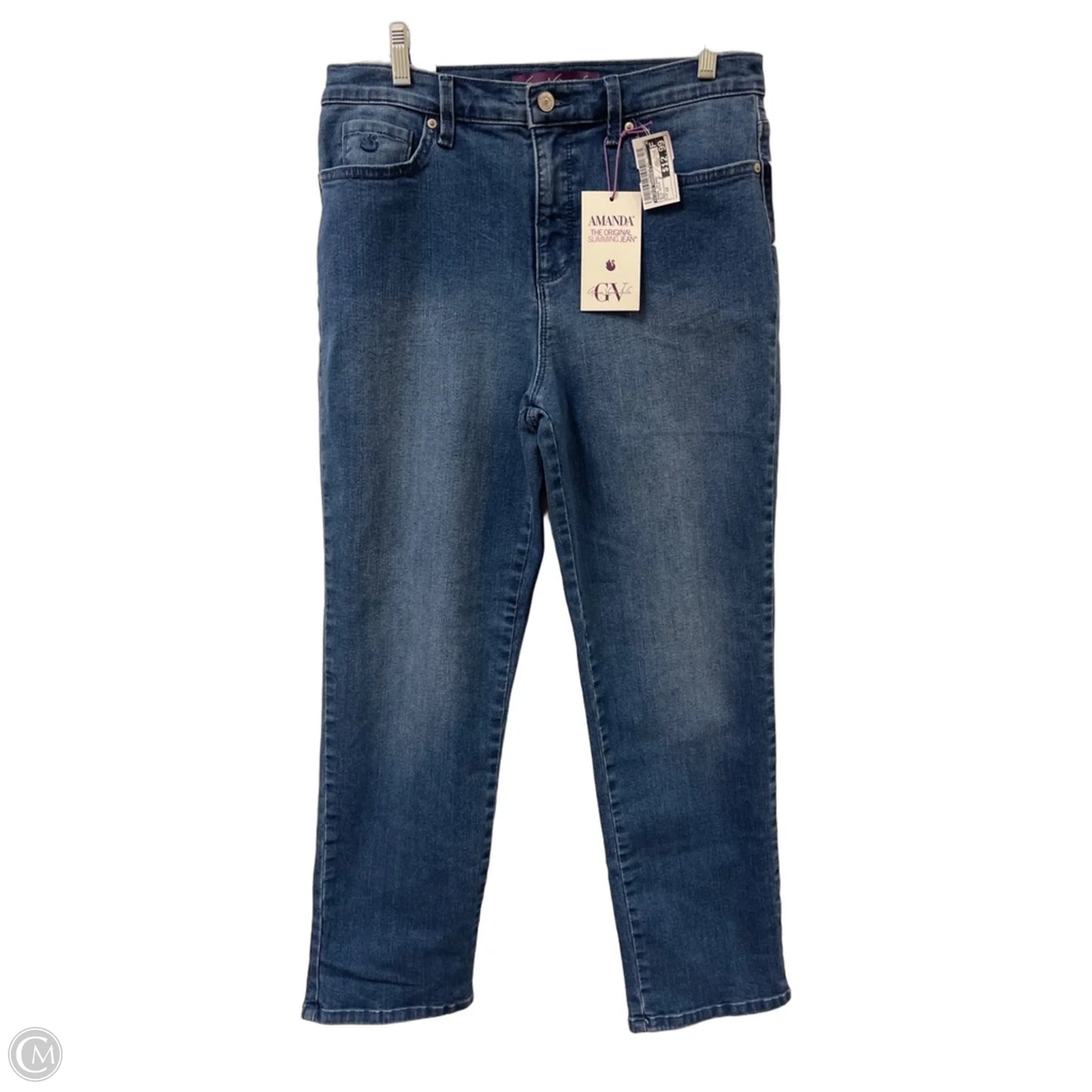 Jeans Skinny By Gloria Vanderbilt In Blue Denim, Size: 12