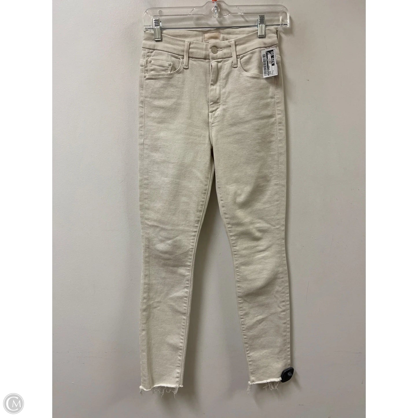 Jeans Skinny By Mother In Cream, Size: 2
