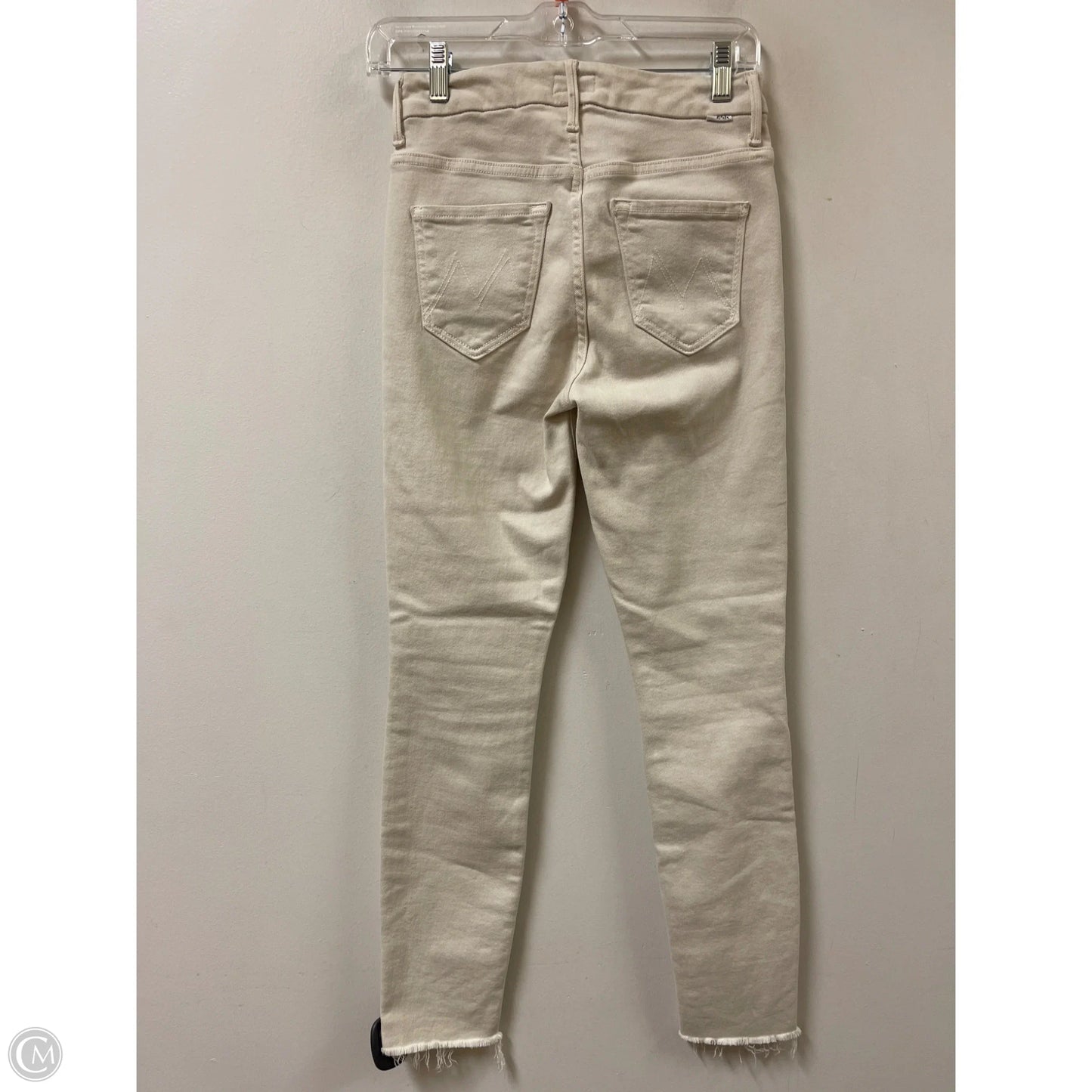 Jeans Skinny By Mother In Cream, Size: 2