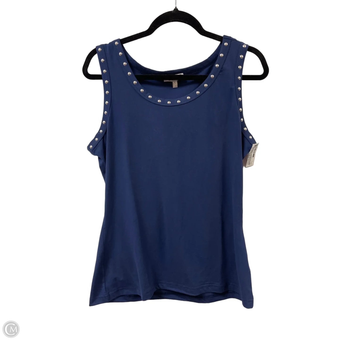 Top Sleeveless By Clothes Mentor In Blue, Size: Xl