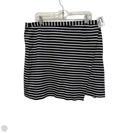 Skirt Mini & Short By Ann Taylor In Navy, Size: 16