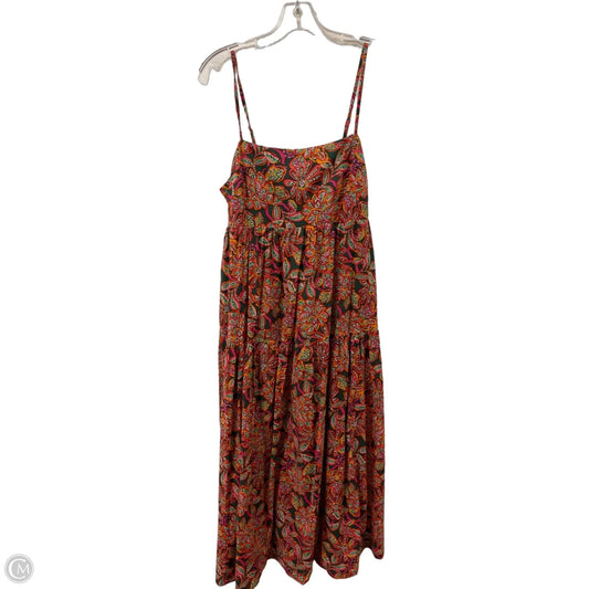 Dress Casual Maxi By J. Crew In Multi-colored, Size: L