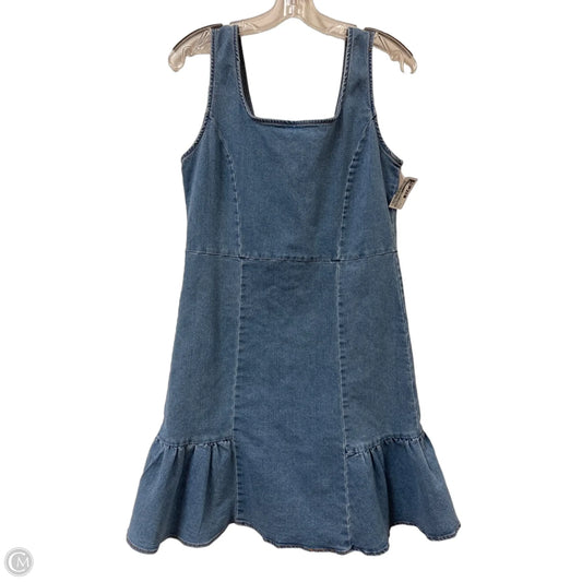 Dress Casual Midi By Nanette Lepore In Blue Denim, Size: M