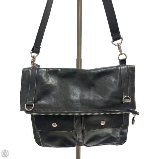 Handbag Leather By Cma, Size: Large