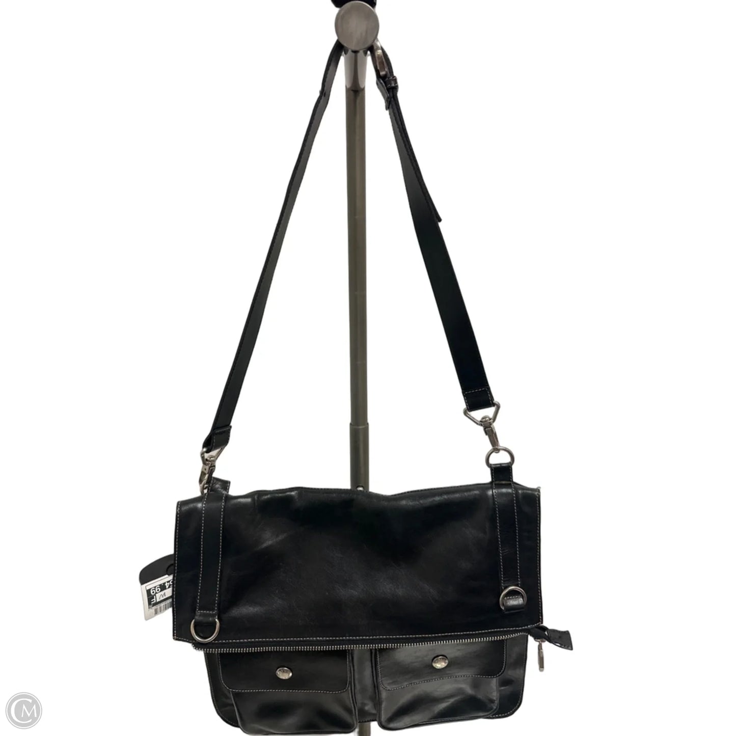 Handbag Leather By Cma, Size: Large