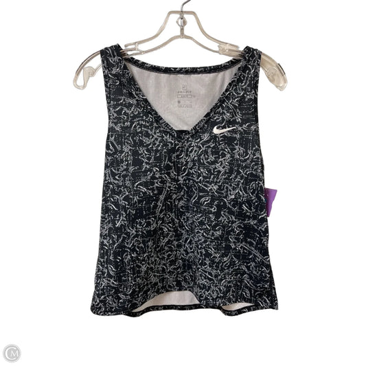 Athletic Tank Top By Nike Apparel In Black, Size: S