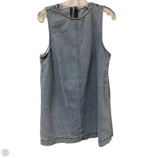 Dress Casual Short By Forever 21 In Blue Denim, Size: M