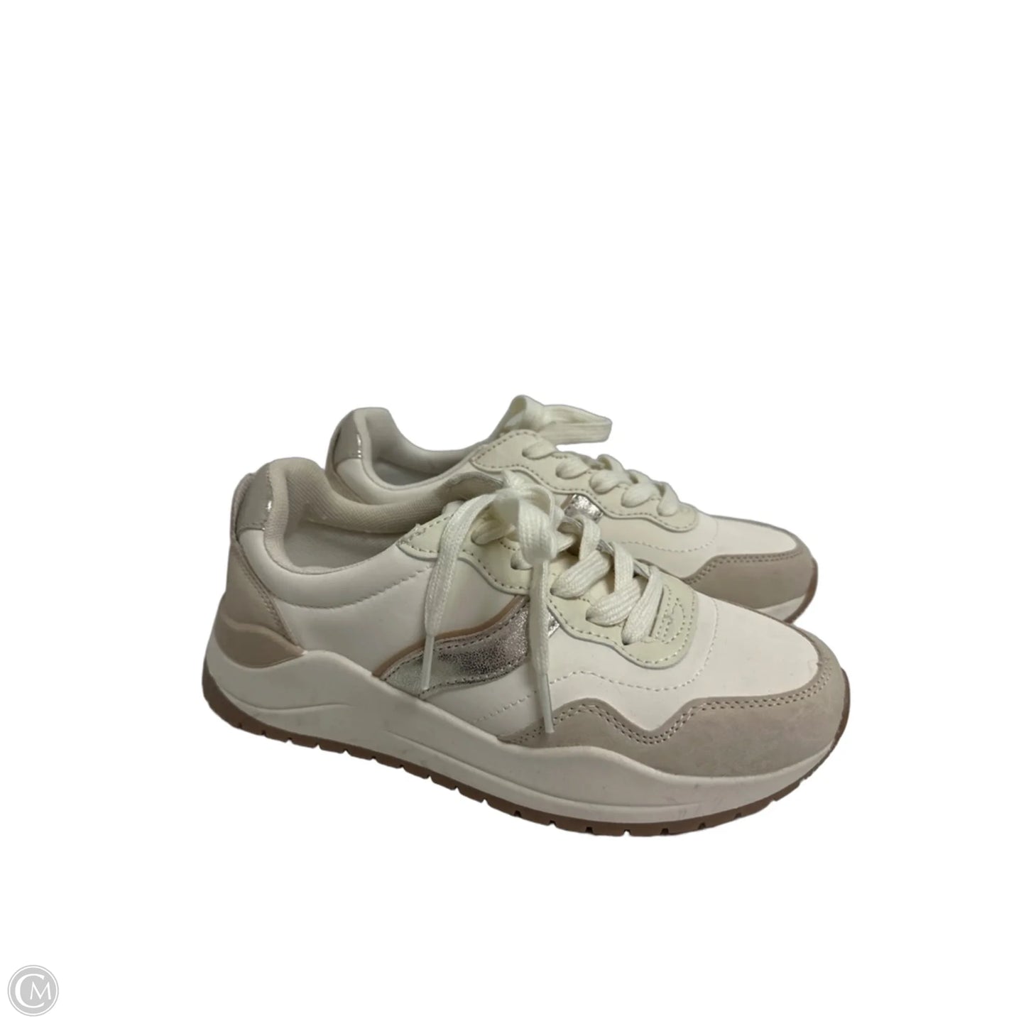 Shoes Sneakers By Time And Tru In Cream, Size: 6.5