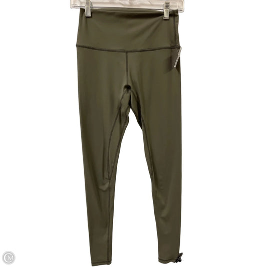 Athletic Leggings By Lululemon In Green, Size: 4