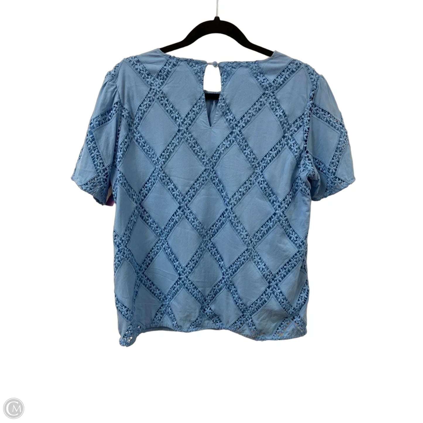 Top Short Sleeve By Philosophy In Blue, Size: M