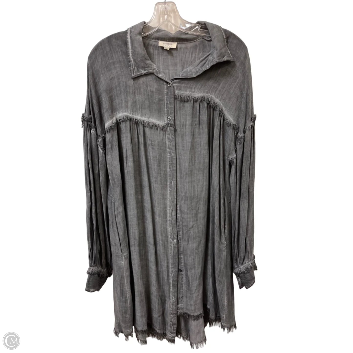 Dress Casual Midi By Umgee In Grey, Size: S