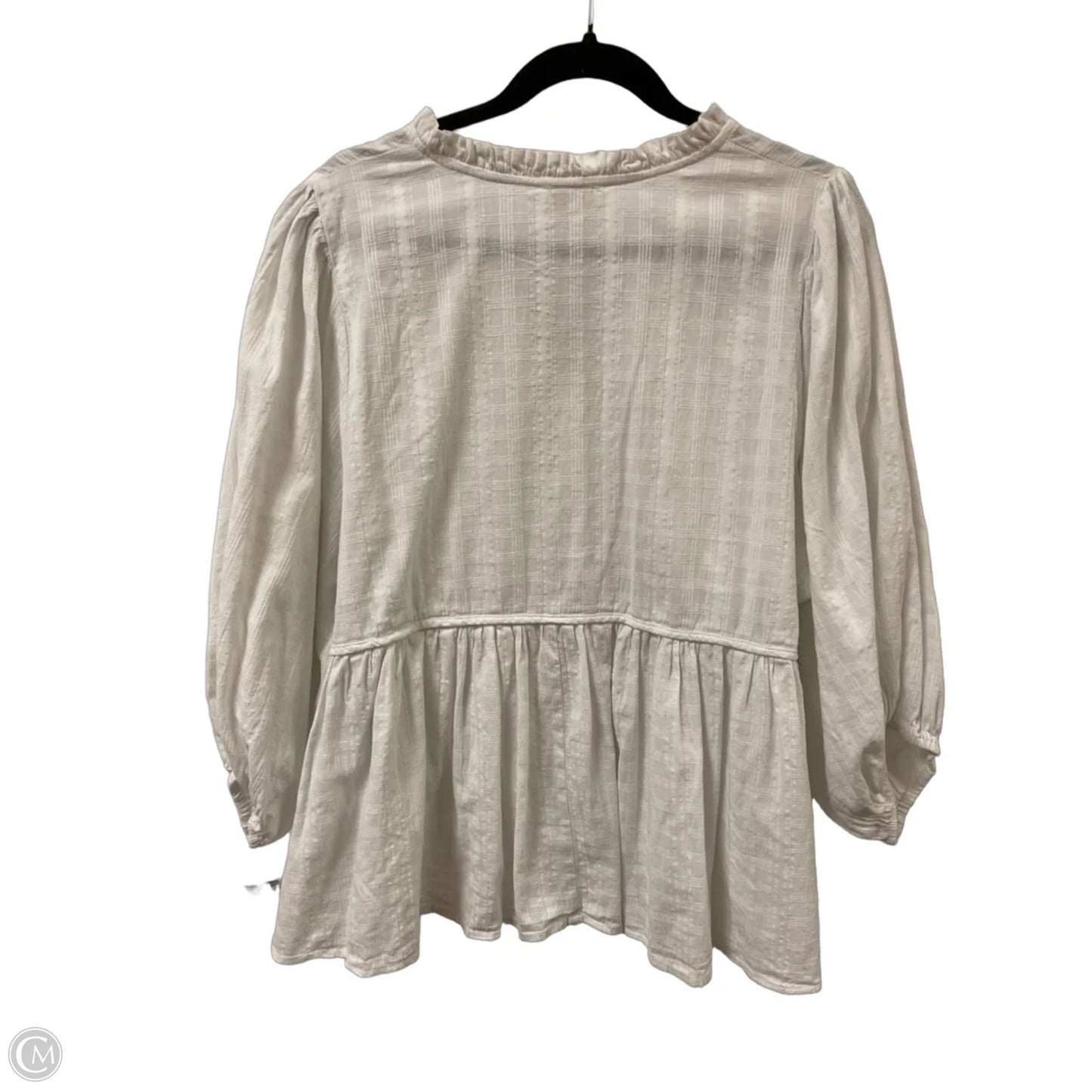 Top Long Sleeve By Umgee In White, Size: 1x