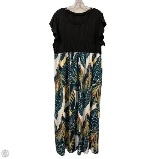 Dress Casual Maxi By Clothes Mentor In Green, Size: 2x