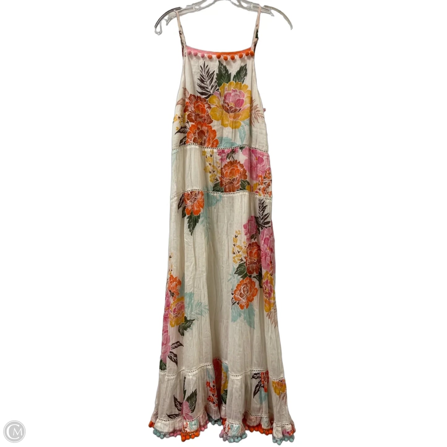 Dress Casual Maxi By Farm Rio In Floral Print, Size: M