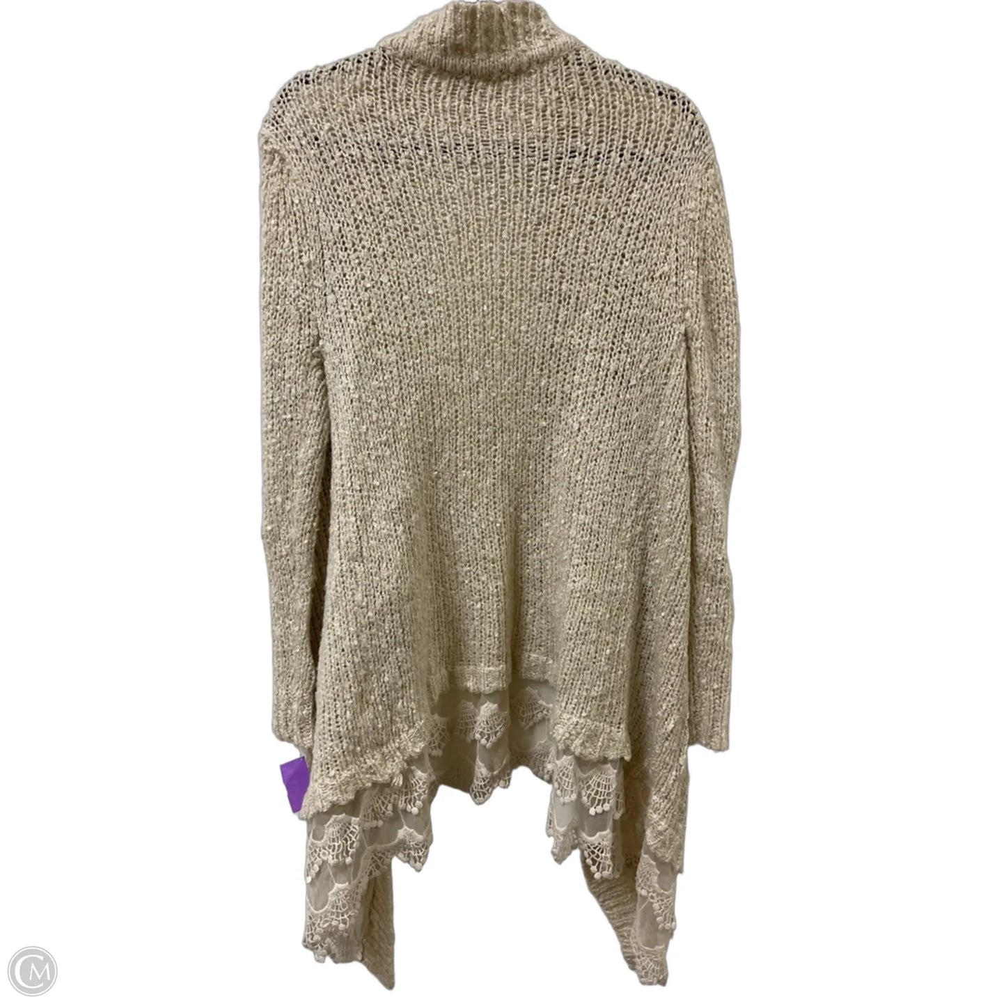 Sweater Cardigan By America Rag In Cream, Size: M