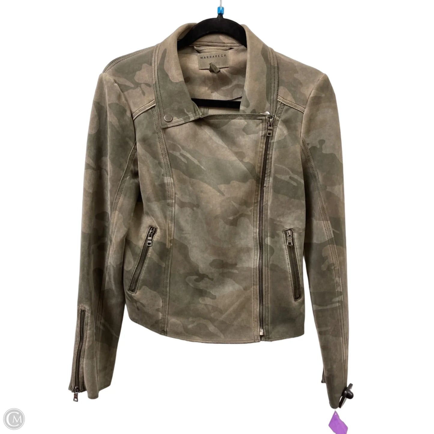 Jacket Moto By Marrakech In Camouflage Print, Size: S