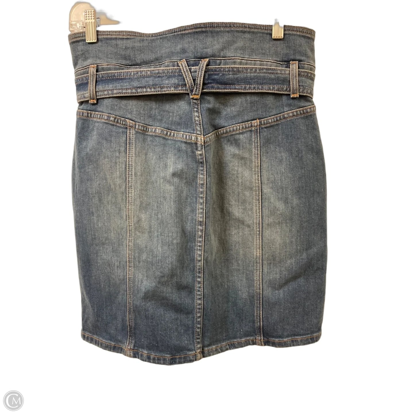 Skirt Mini & Short By Veronica Beard In Blue Denim, Size: 10