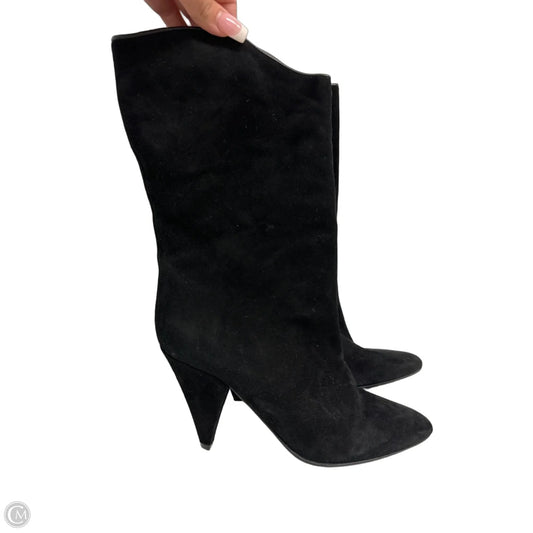 Boots Ankle Heels By Cma In Black, Size: 8
