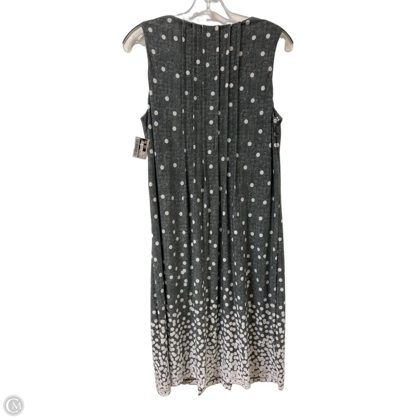 Dress Casual Midi By Perceptions In Grey, Size: M