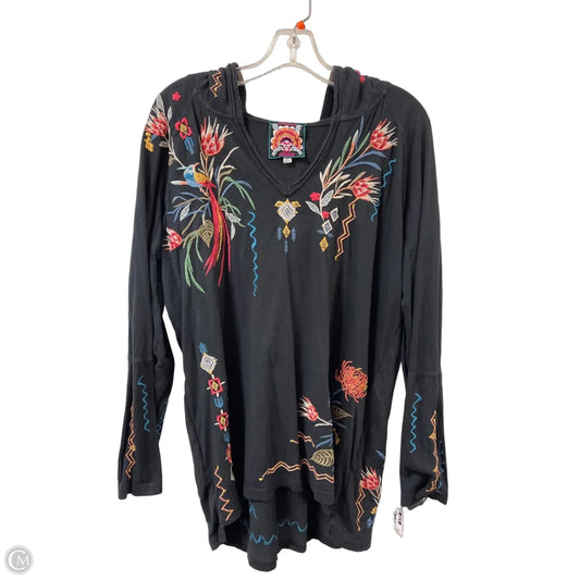 Top Long Sleeve Designer By Johnny Was In Black, Size: Xl