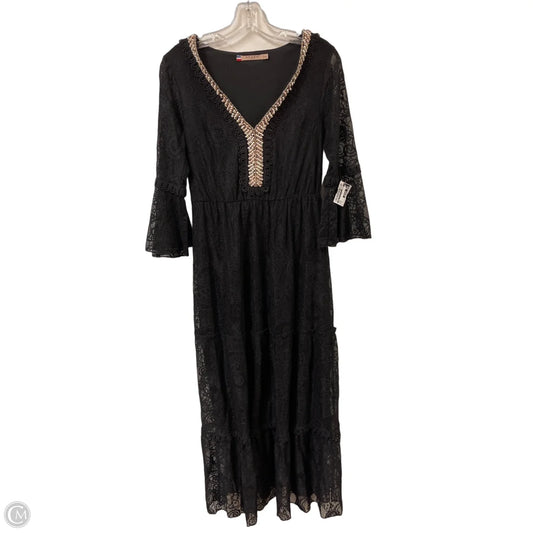 Dress Casual Maxi By Cmb In Black, Size: M
