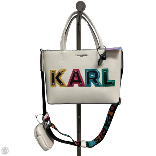 Handbag Designer By Karl Lagerfeld, Size: Medium