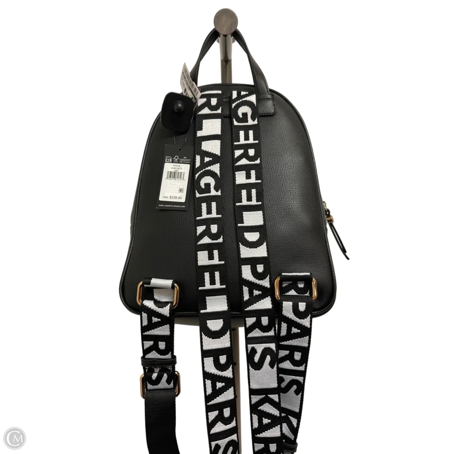 Backpack Designer By Karl Lagerfeld, Size: Large