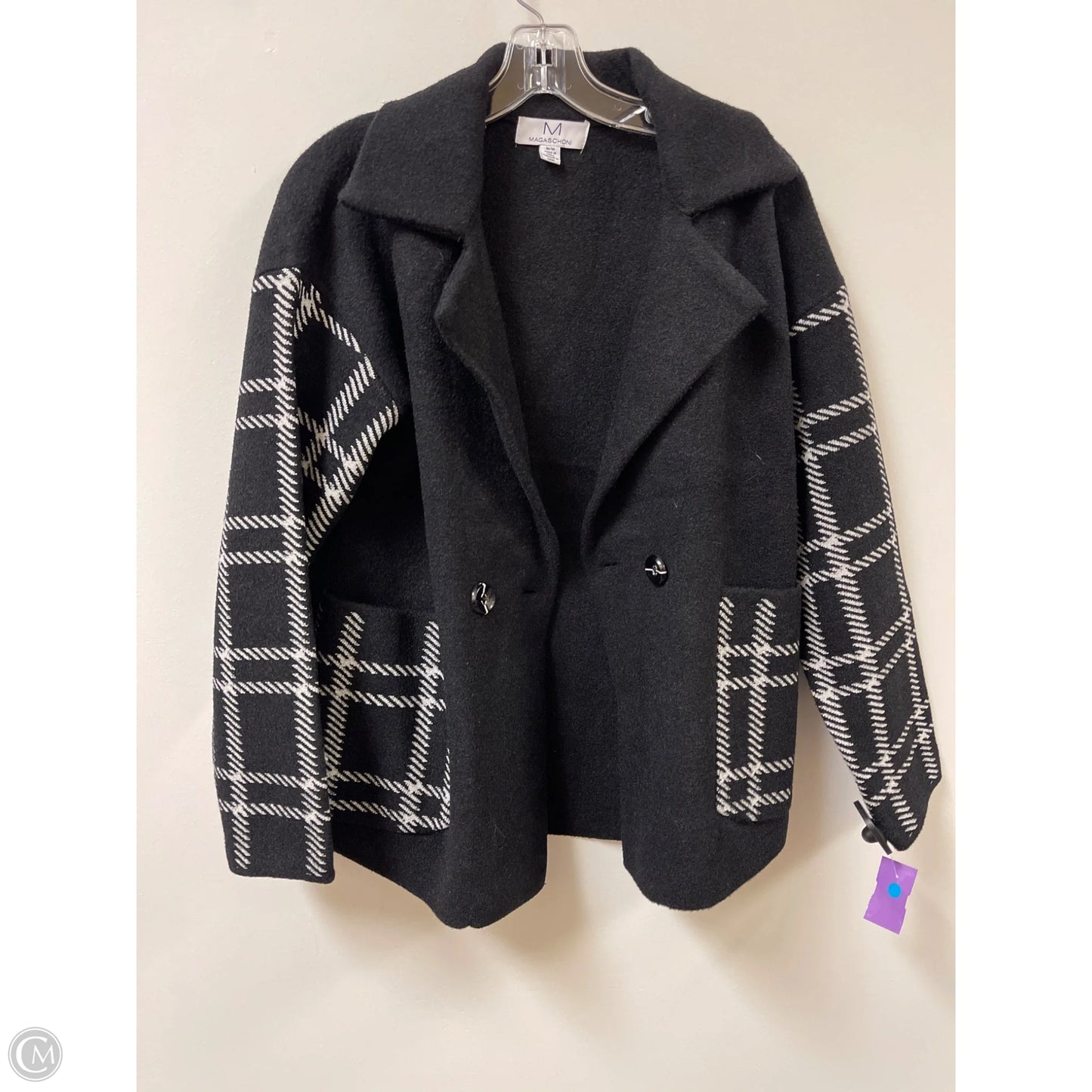 Coat Other By Magaschoni In Black, Size: M