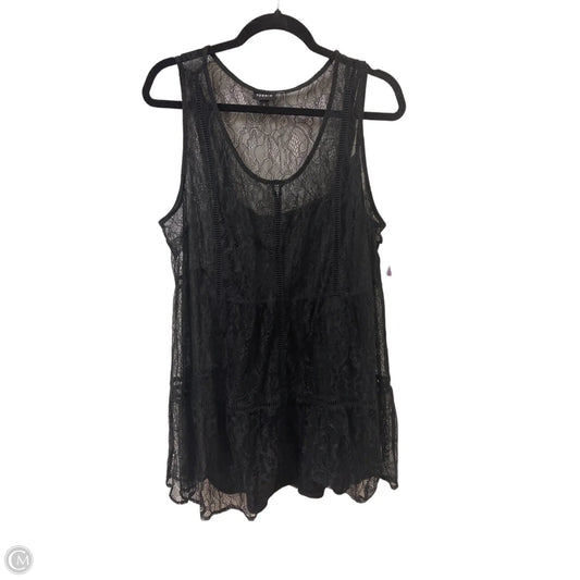 Top Sleeveless By Torrid In Black, Size: 2x