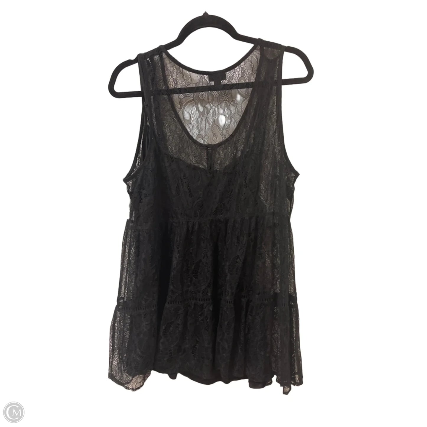 Top Sleeveless By Torrid In Black, Size: 2x